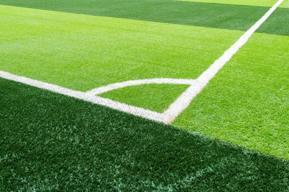 Soccer ball on artificial grass - Orion Turf and Landscape